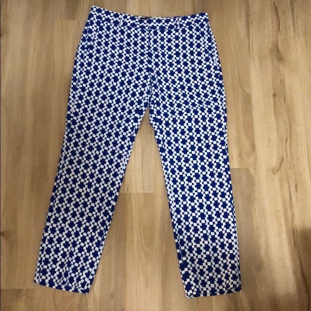 Geometric print pants